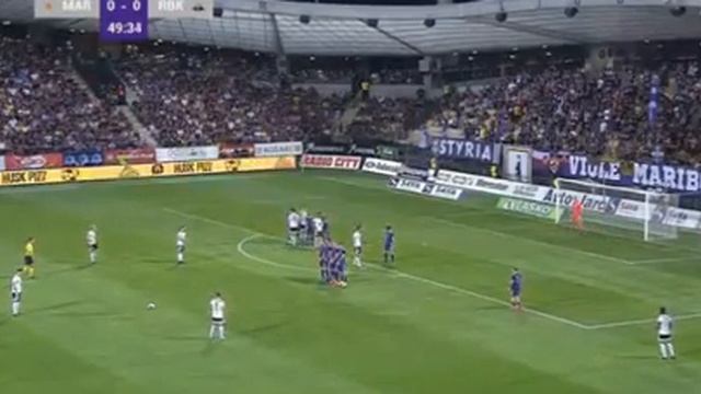 UCL Unbelievable goal from free kick Maribor -Rosenborg Soderlund score смотреть онлайн