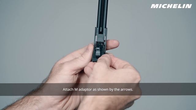 How to Fit MICHELIN Radius Beam Slim Push Button Wiper Blades to your car смотреть онлайн