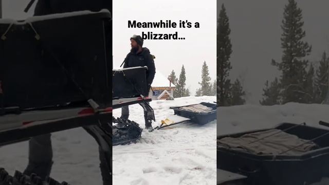 So sh*t hit the fan… generator dies during blizzard… full episode coming! #winter #montana #offgrid смотреть онлайн