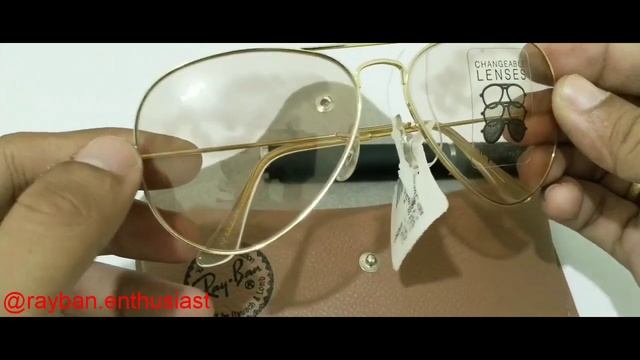 RAYBAN AVIATOR LARGE METAL CHANGEABLE LENS USA VINTAGE BAUSCH & LOMB (B&L) LENSA YANG BISA BERUBAH смотреть онлайн