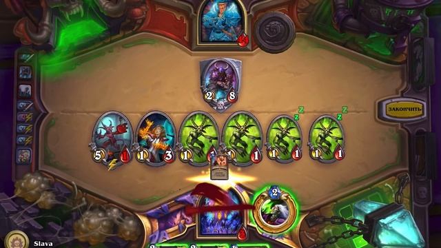 Hearthstone проклятие наксрамаса военный квартал Инструктор Разувий (Героический) смотреть онлайн