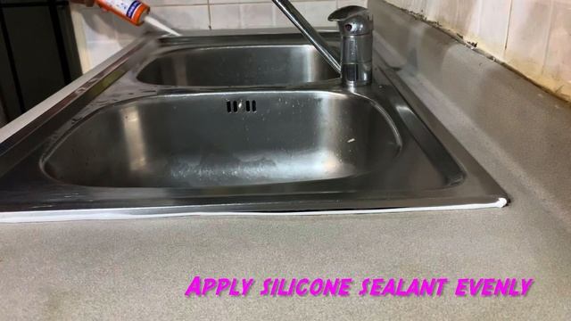 DIY: how to apply silicon sealant at kitchen sink and cooker hob смотреть онлайн