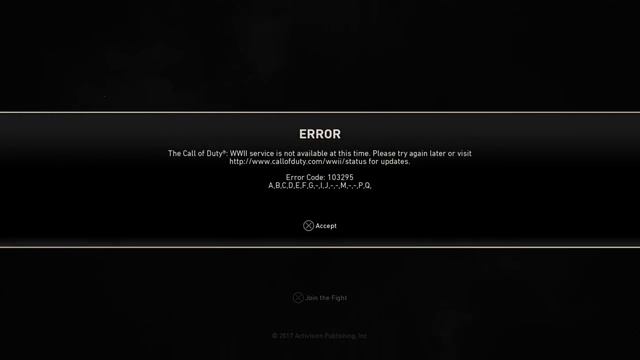 Call of Duty® WWII multiplayer is down error code смотреть онлайн