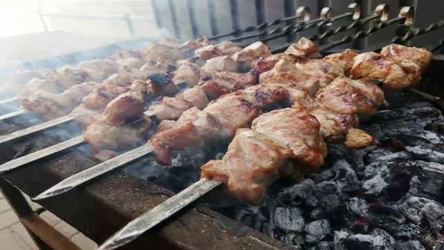 Жарка шашлыка за 30 секунд. смотреть онлайн