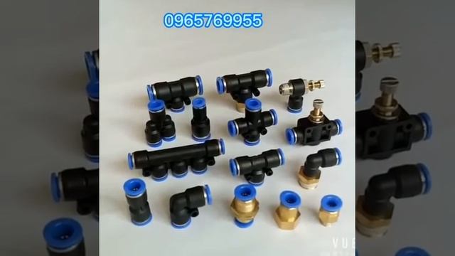 Đầu nối nhanh,đầu nối khí,đầu nối hơi, đầu nối fitting PU/PE/PG/PEG/PW/PY/PV phi 4 6 8 10 12 mm GE смотреть онлайн