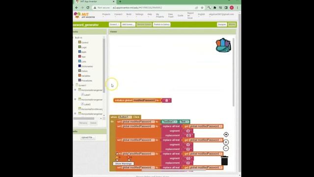 mit app inventor app developing |password generator| смотреть онлайн