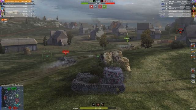 VK 72.01 (K) • 9.7K DAMAGE IN 4 MINUTES • Hall of Fame WoT Blitz смотреть онлайн