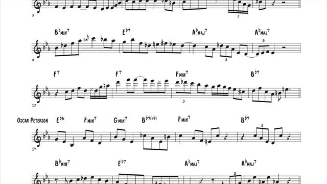 Oscar Peterson/Barney Kessel - I Can't Give You Anything But Love (Transcription) смотреть онлайн