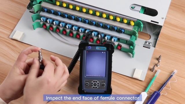 How to use the optic fiber contector inspector TIP 600V смотреть онлайн