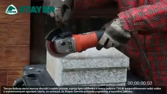 Test tarczy diamentowej Stayer Granite смотреть онлайн