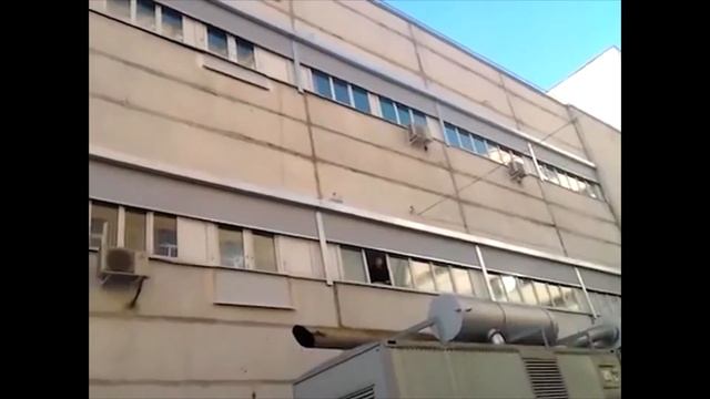 Противопожарные шторы 'Fireshield E120', опускание смотреть онлайн