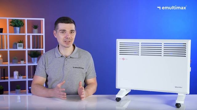 Manualny konwektorowy grzejnik elektryczny Warmtec EWN смотреть онлайн