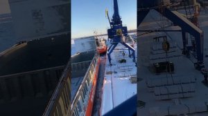 Работа портального крана