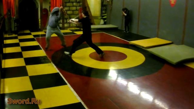 double side-step (initial longsword training) смотреть онлайн