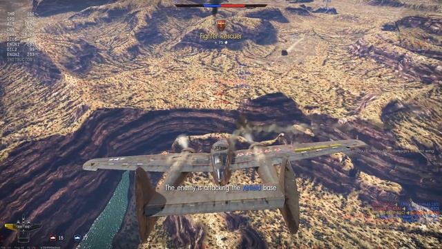 War Thunder: P-61C-1 Black Widow - Along came a spider смотреть онлайн