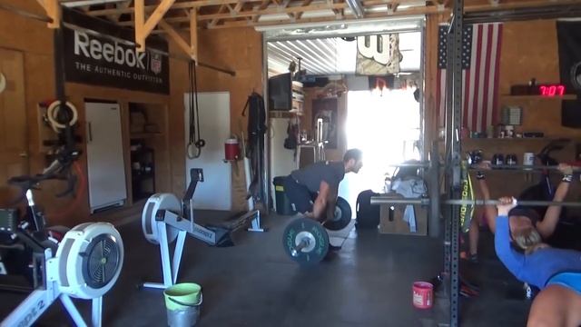 Rich Froning & Darren Hunsucker - Row/Snatch Workout смотреть онлайн
