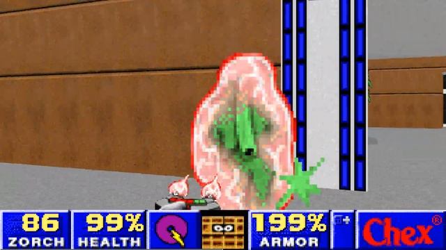 Doom Chex Quest (1996) E1M4: "Arboretum" UV Tyson Speedrun 3:02 смотреть онлайн