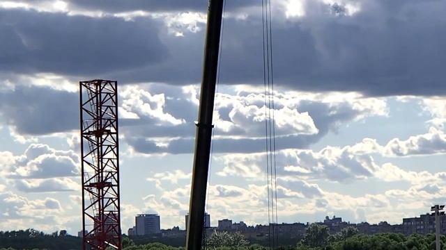 Монтаж строительного крана смотреть онлайн