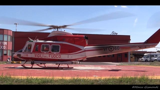 Agusta-Bell AB-412 START-UP very close! INCREDIBLE SOUND!! Pratt & Whitney Canada PT6T смотреть онлайн