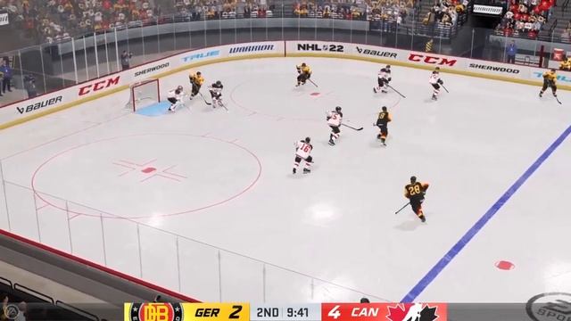 NHL 22 | 2022 World Junior Championship | Canada - Germany | Simulation смотреть онлайн