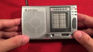 Kchibo KK-9803 AM FM Shortwave Portable Radio Unboxing & Review