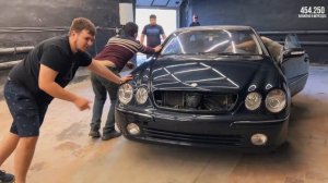 Битый Мерседес от ММ Карс! Тачка покрашена !