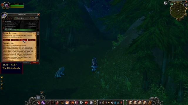 Ripple Recovery Quest WoW Classic (Gilveradin Sunchaser) смотреть онлайн