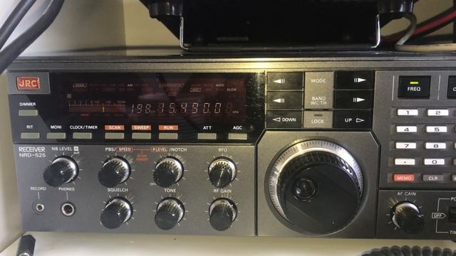 BSKSA 1 15490 kHz booming into Oxford UK on JRC NRD-525 and MegaLoop FX antenna смотреть онлайн