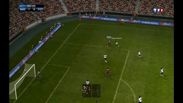 Barcelona - Tottenham [Pro Evolution Soccer 2011 GAMEPLAY] смотреть онлайн