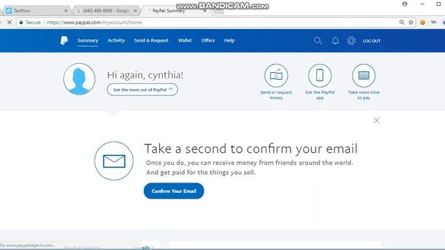 Создание аккаунта PayPal