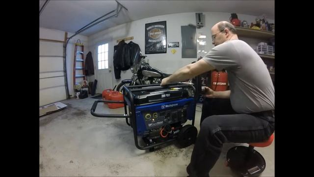 Westinghouse WGen7500 generator unboxing & startup смотреть онлайн