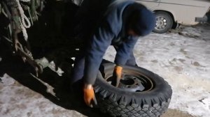 Грузовой шиномонтаж, колесо ГАЗ-53