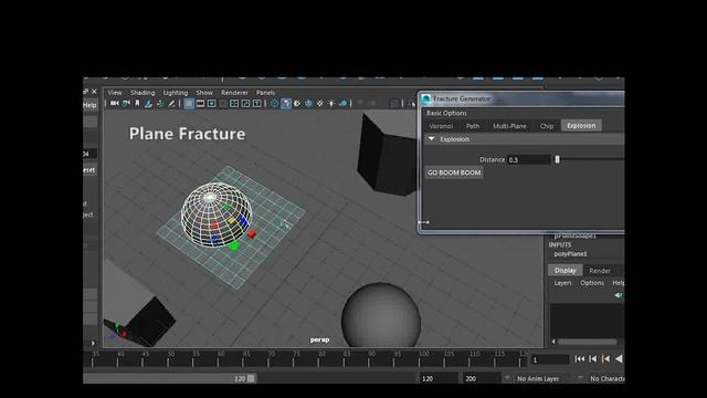 Fracture Generator in Maya (Python) смотреть онлайн