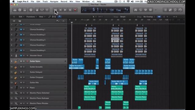 LOGIC PRO X Lesson 10 0f 105: Main Window Part 3 смотреть онлайн