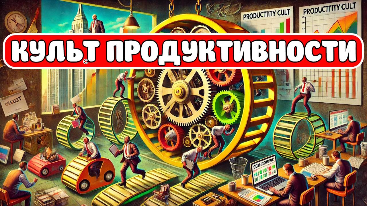 Культ продуктивности - как система выжимает из тебя все соки! #психология #работа #бизнес