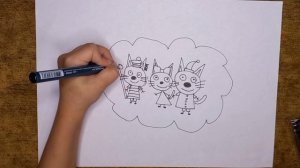 Рисуем любимых героев из мультфильма