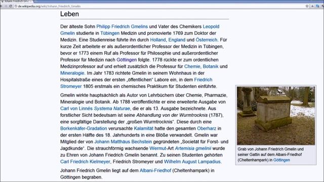 🔴 J. Friedrich Gmelin • Chemiker • 1783 - 1804 • Hospitalstraße 10 - Göttinger Gedenktafel ... смотреть онлайн