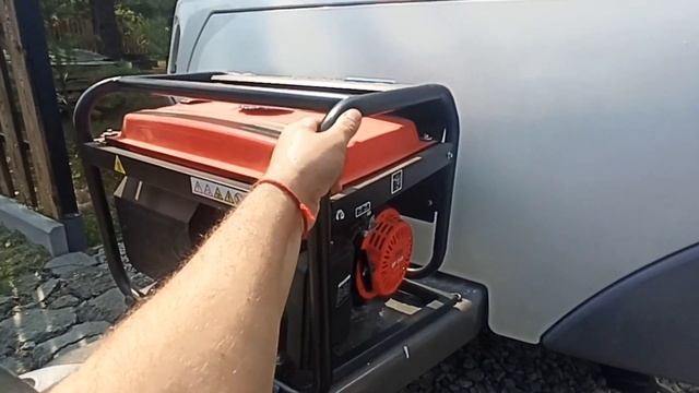 Вариант крепления генератора на дышло прицепа смотреть онлайн