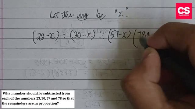 What Number Should Be Subtracted From Each Of The Numbers 23,30,57 & 78 So That The Remainders Are смотреть онлайн