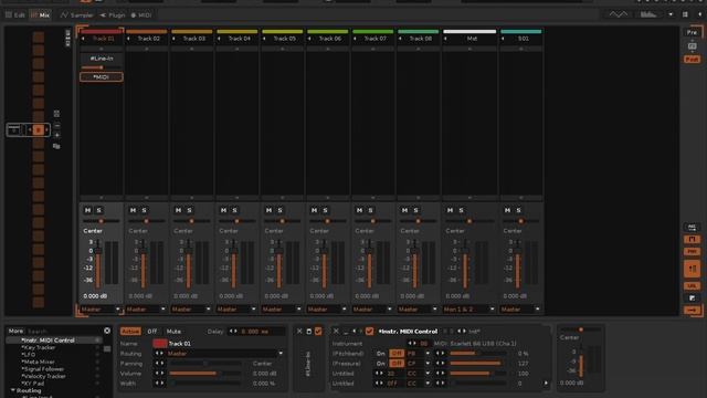 Renoise обзор выпуск 4 часть 1 (Работа с MIDI, запись, META-инструменты) смотреть онлайн