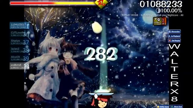 Osu!: CTB walterx8 = All I Want For Christmas (Normal+SD+HR+HD) смотреть онлайн