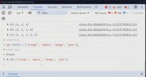 Web 3x02.2 - JavaScript массивы array