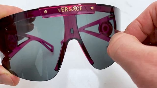 VERSACE 4393 Fashion Sunglasses (Double-Lens), UNBOXED! смотреть онлайн