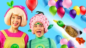 ЛОПАЕМ И СОБИРАЕМ ШАРИКИ - Песенки Фортуны - Гусь-дерусь, на помощь!