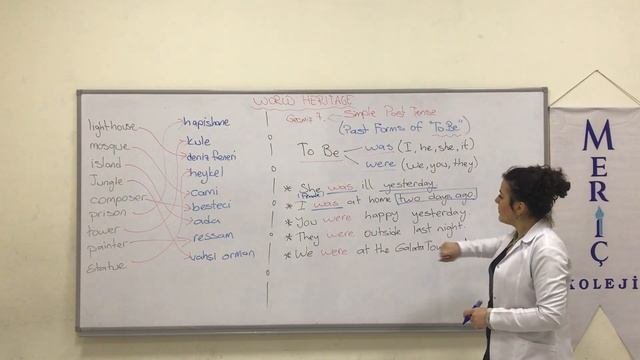 TEKİRDAĞ MERİÇ KOLEJİ 9th GRADE -ENGLISH LESSON - WORLD HERITAGE 1 смотреть онлайн