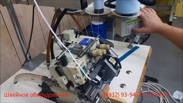 Оверлок с рукавной платформой с устройством подичи резинки Yamato AZ8451 смотреть онлайн