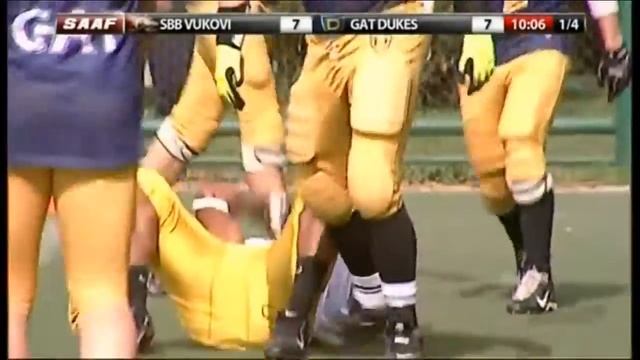 Luka Vujnovic #42 touchdown-saving tackle смотреть онлайн