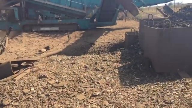 Работа грохота Warrior 1800 на сортировке металла смотреть онлайн