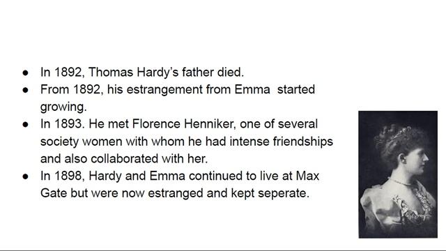 Thomas Hardy. Biography