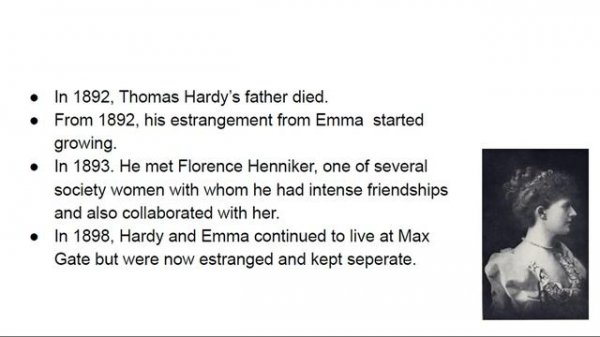 Thomas Hardy. Biography